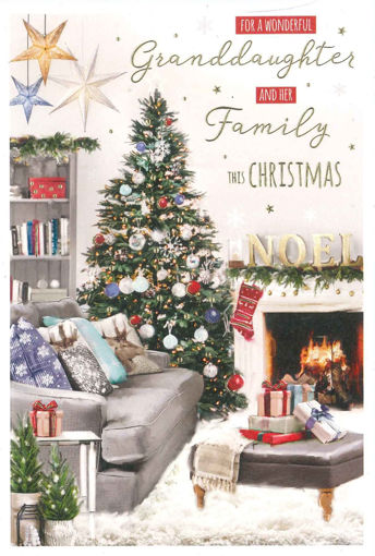 Picture of GRANDDAUGHTER & FAMILY CHRISTMA CARD